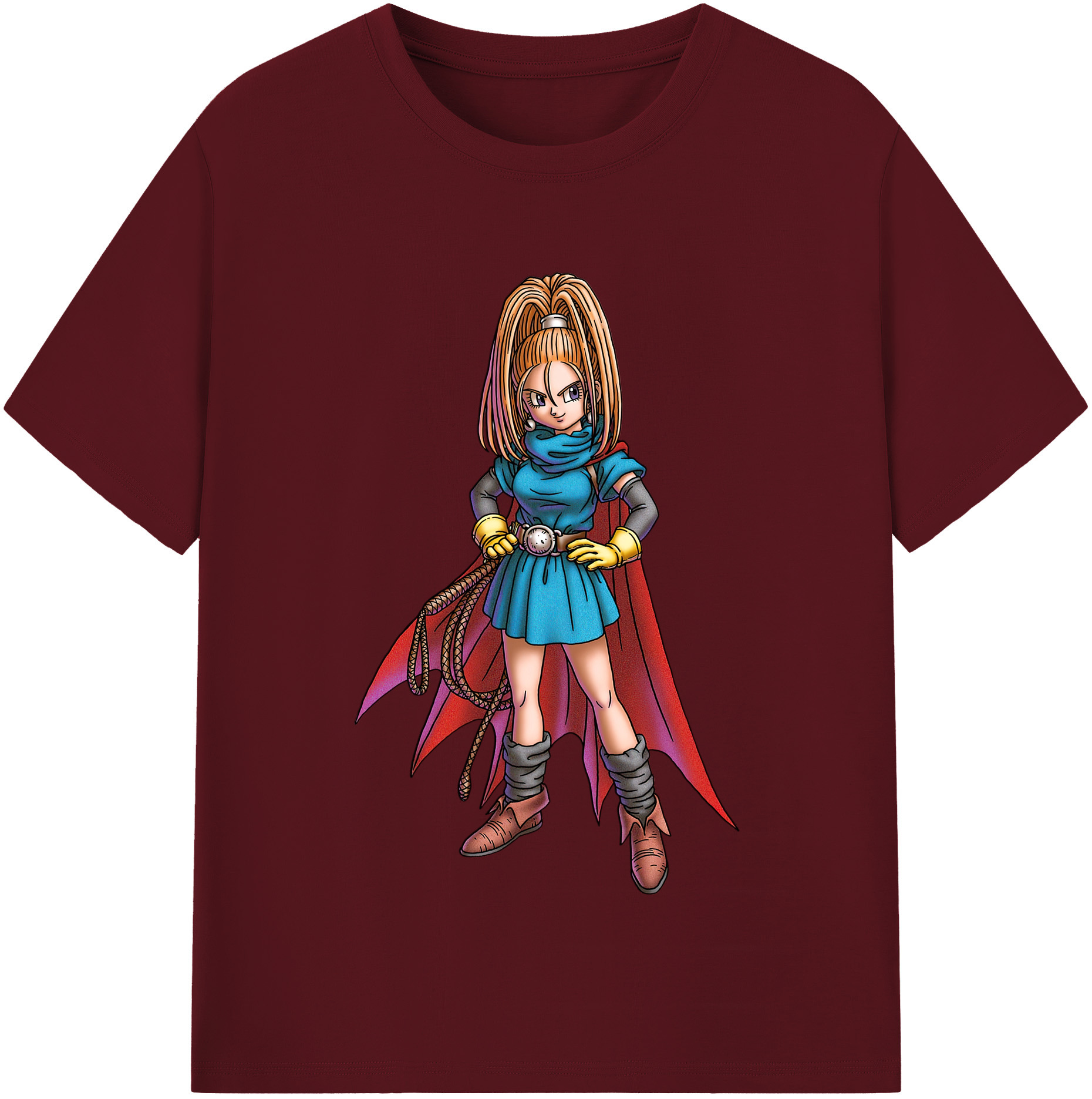 （画像用） ドラゴンクエスト Doragon Kuesuto Dragon Quest 綿100％半袖Tシャツ（フロントプリント）